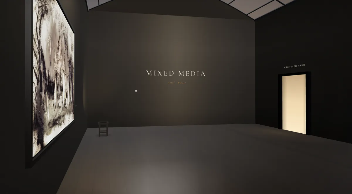Texture Alchemy — 3D-Galerieraum Mixed Media
