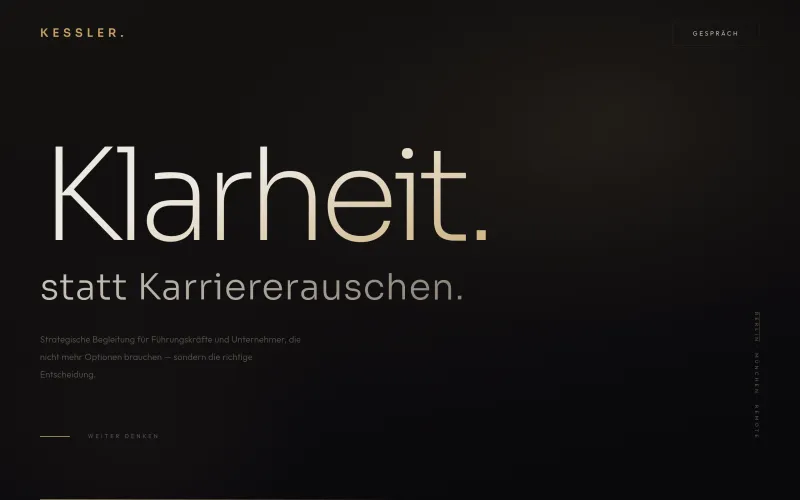 Aperçu du site web professionnel Kessler — création de site internet par Site Web Intuitif