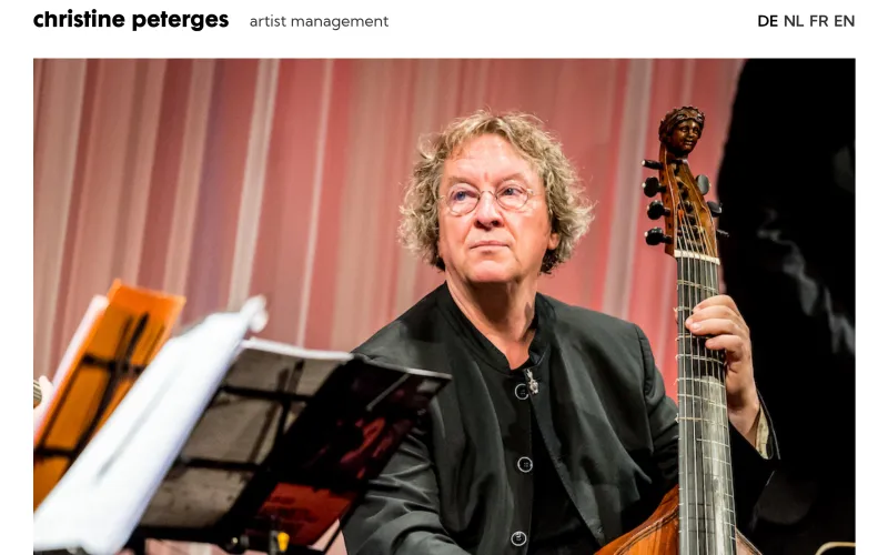 Aperçu du site Christine Peterges — site web professionnel créé en Belgique